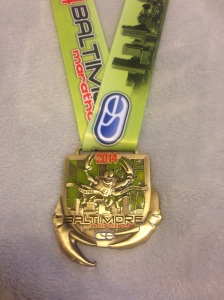Baltimore Marathon Medal